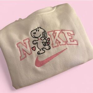 Nike Snoopy Embroidered Sweater